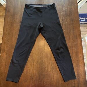Patagonia Activist Fleece Leggings Womens Medium Black Vintage Style 25860